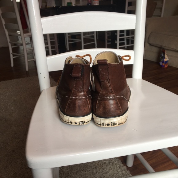 Vintage Leather Hightop Converse - Picture 4 of 4